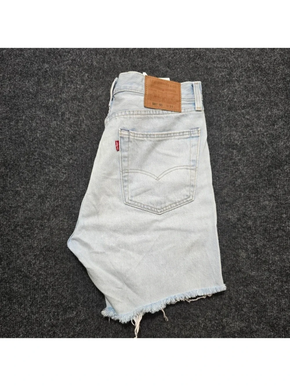 Levi’s 501 ’93 Straight Jeans W31 Big E Light Wash Button Fly
